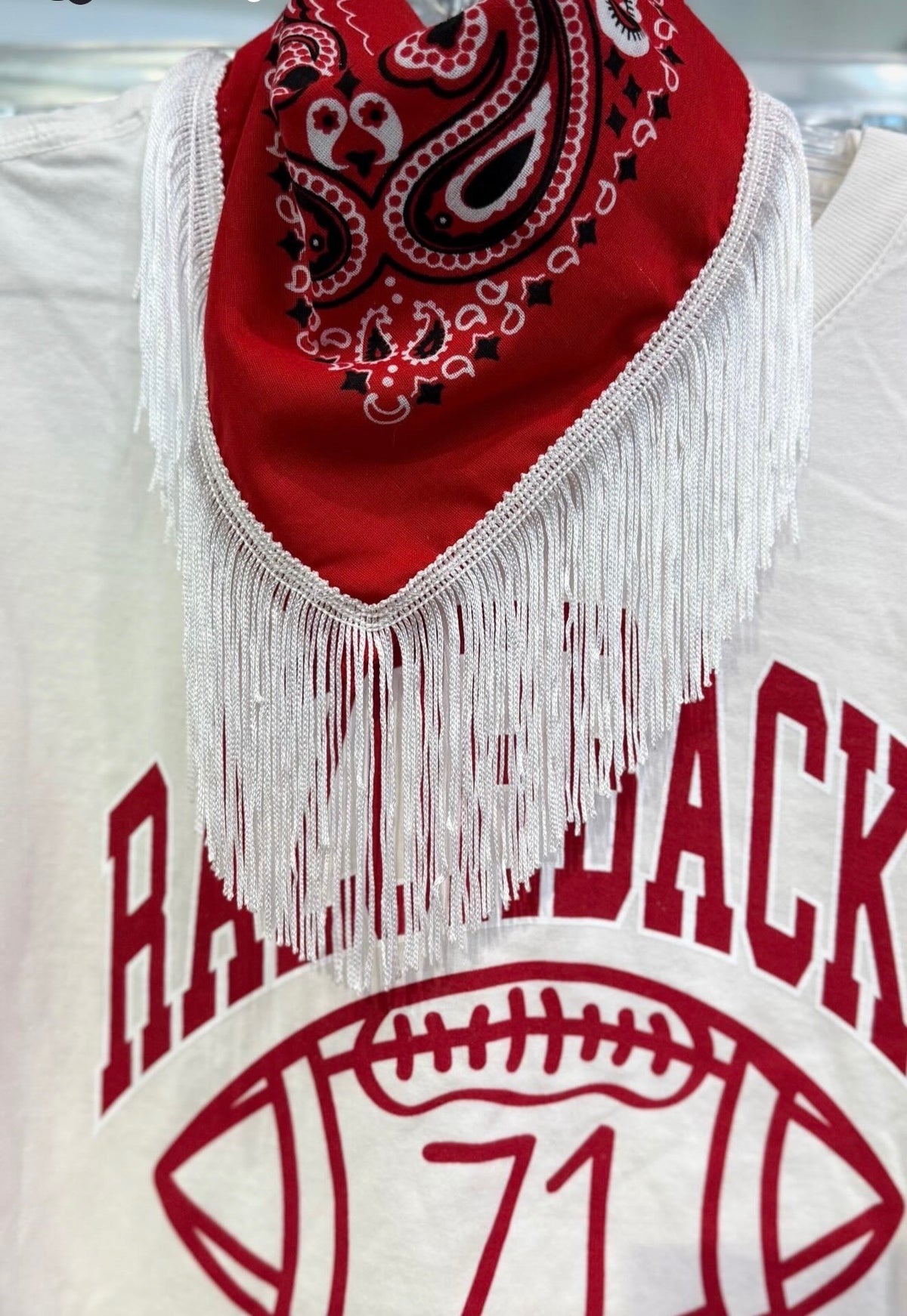 Fringe Bandana Scarf