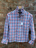 Red White and Blue Ruffle Collar