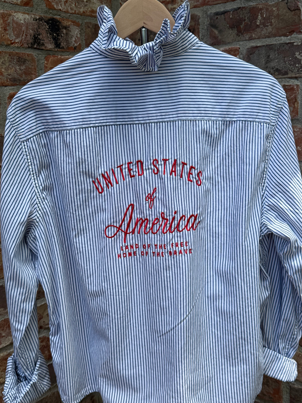 REworked Oxford with Emboidery