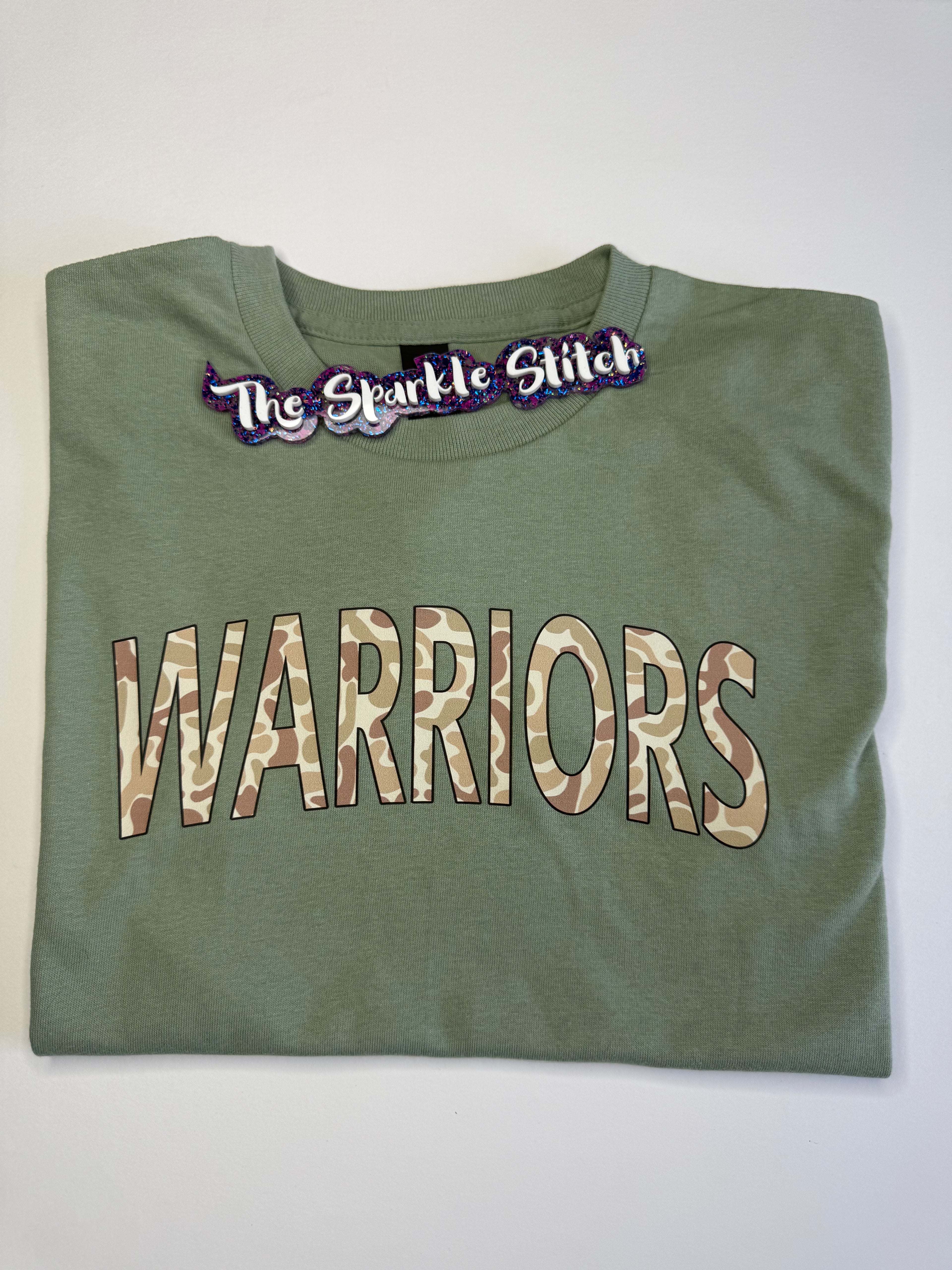 Youth Camo Warriors Tee