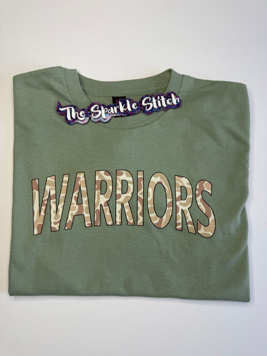 Youth Camo Warriors Tee