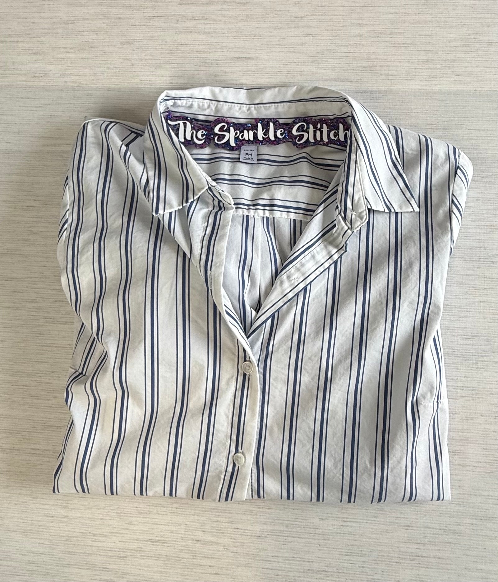 Long sleeve Flag applique shirt