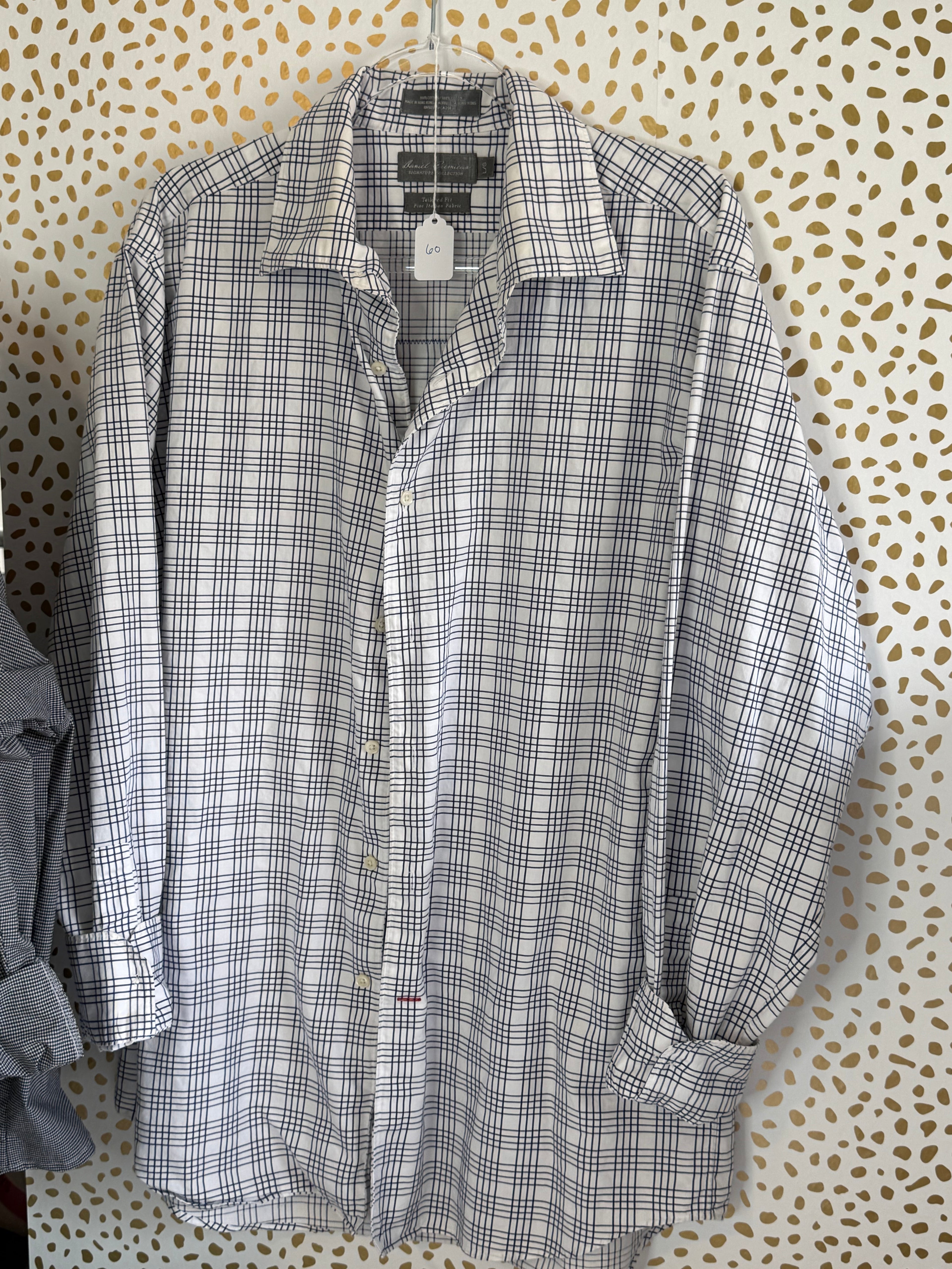 LS oxford with Flag applique and embroidery