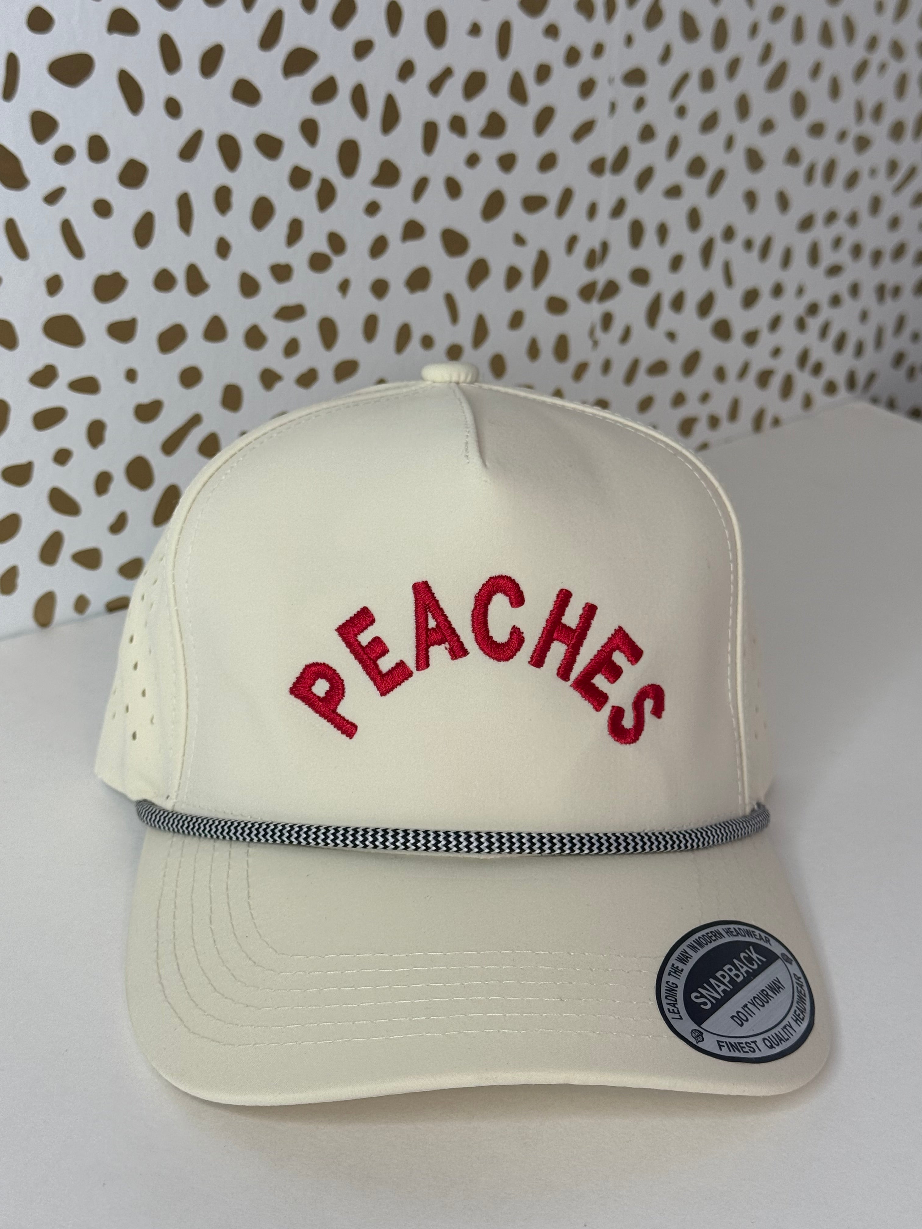 Peaches-on-Cream hat