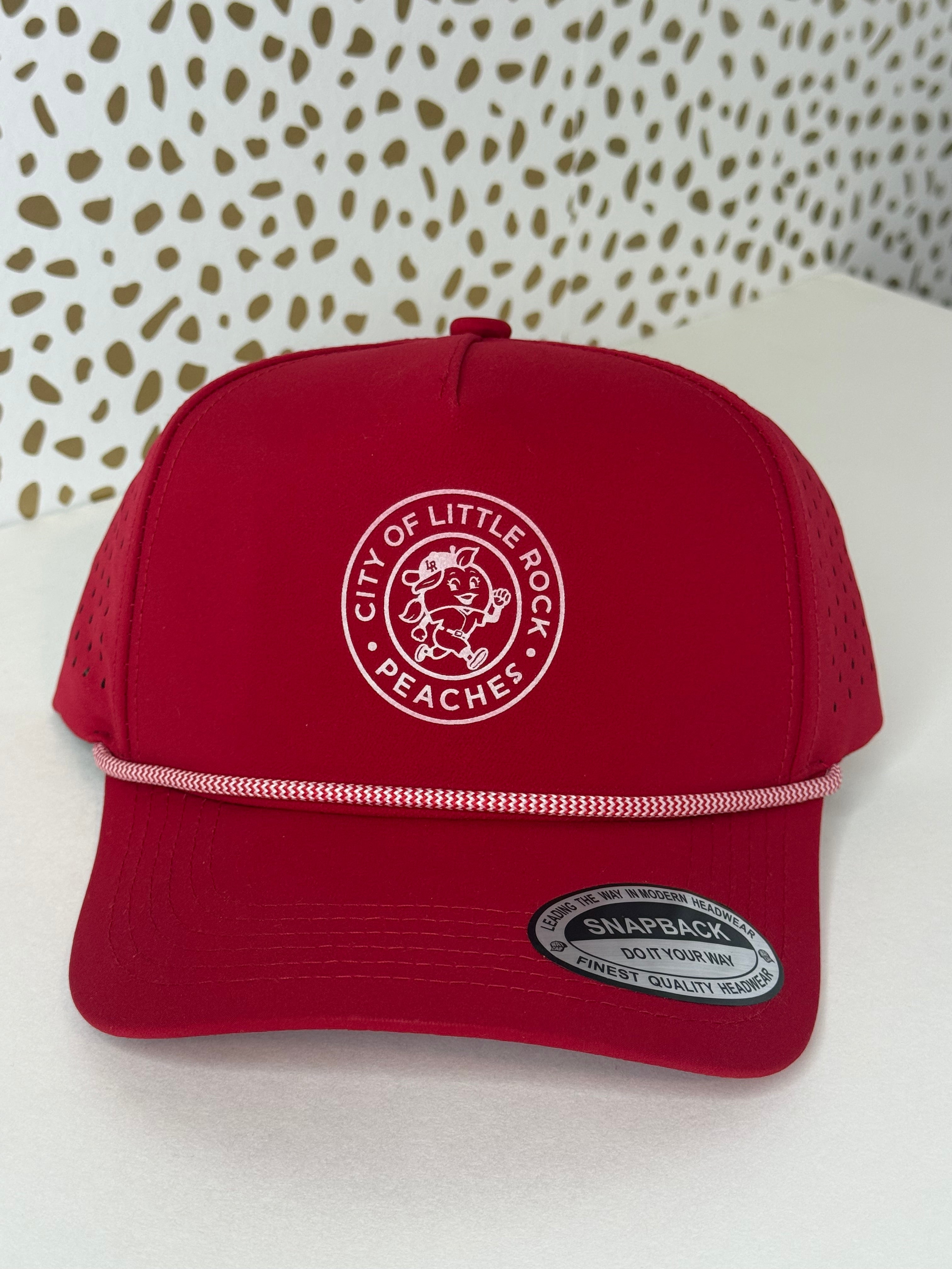 Red Peaches Hat with logo