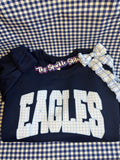 Eagles Gingham print crewneck