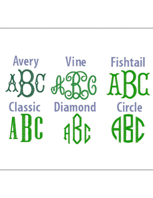 Bouquet embroidered ribbon Single Tail